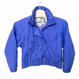 Vintage 1990’s Nils Ski Jacket Purple‎ Stars Womens Size 10